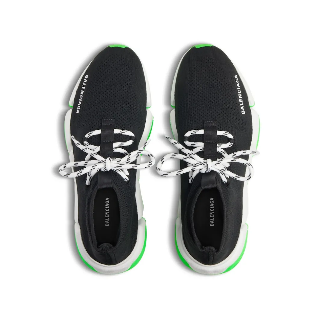 Men's Speed 2.0 Lace-up Recycled Knit Sneaker in Black