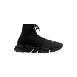 Men's Speed 2.0 Lace-up Recycled Knit Sneaker in Black