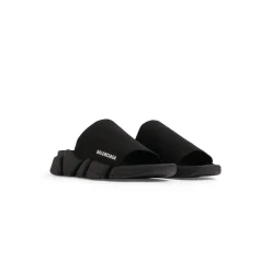 Men's Speed 2.0 Recycled Knit Slide Sandal in Black
