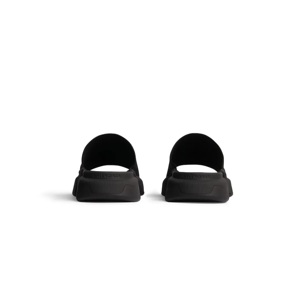 Men's Speed 2.0 Recycled Knit Slide Sandal in Black