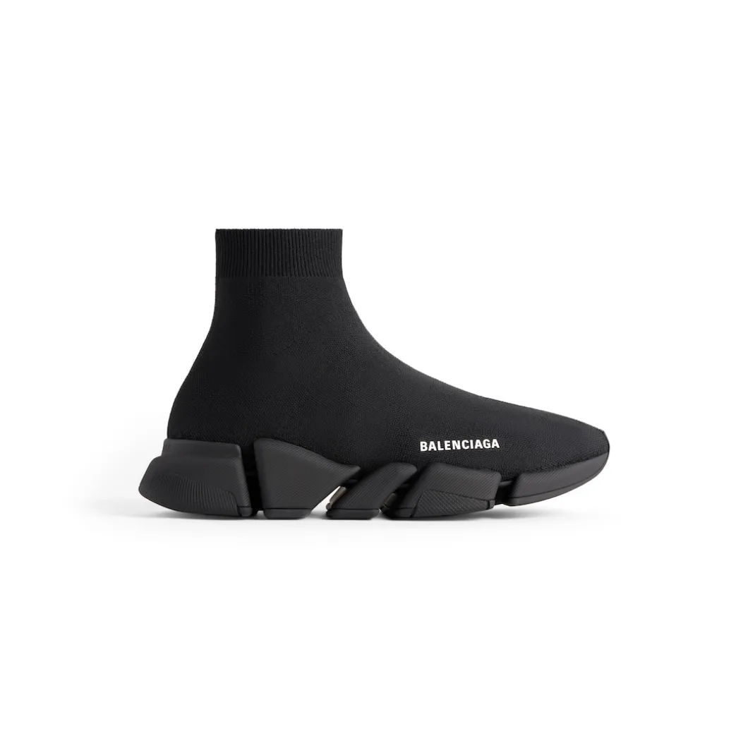 Men's Speed 2.0 Recycled Knit Sneaker in Black