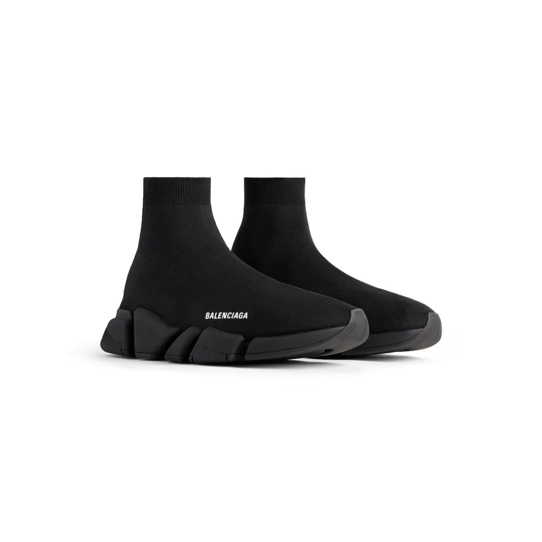 Men's Speed 2.0 Recycled Knit Sneaker in Black