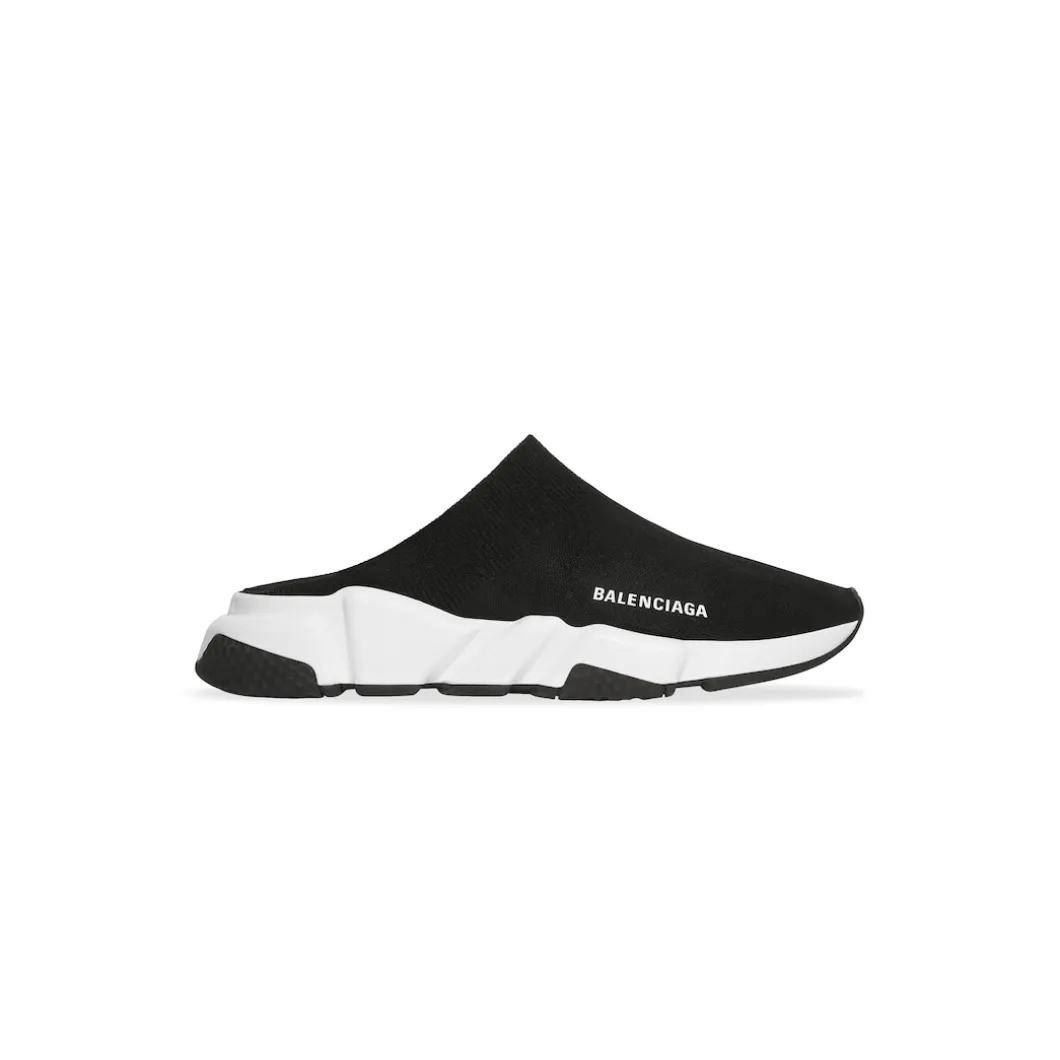 Men's Speed Recycled Knit Mule in Black