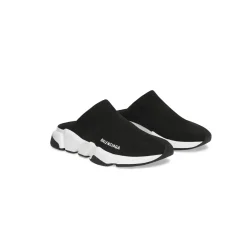 Men's Speed Recycled Knit Mule  in Black