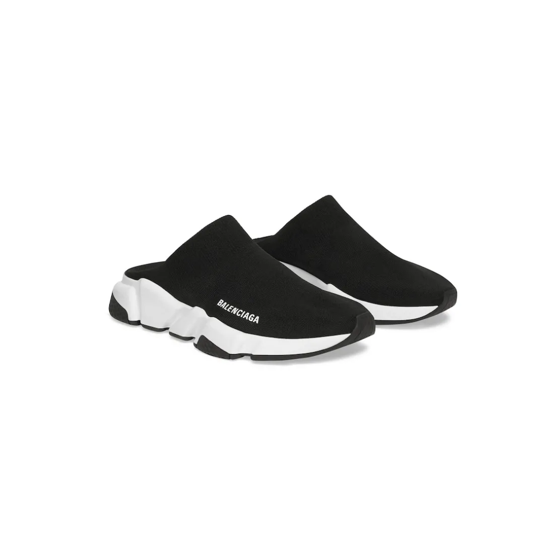 Men's Speed Recycled Knit Mule in Black