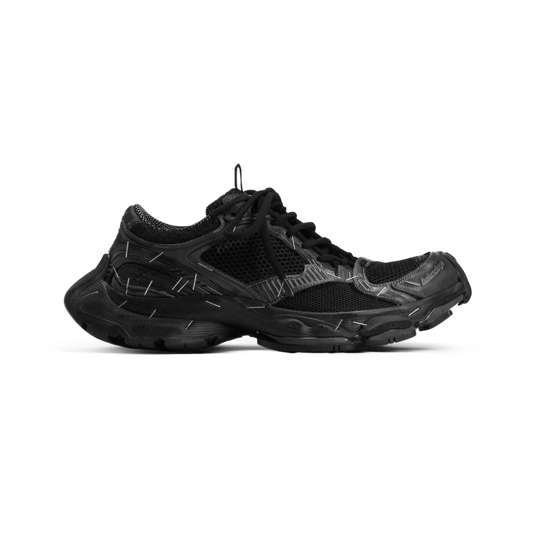 Men's Stapler Sneaker in Black