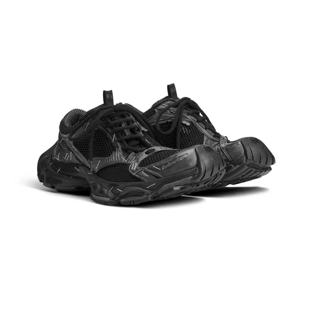 Men's Stapler Sneaker in Black