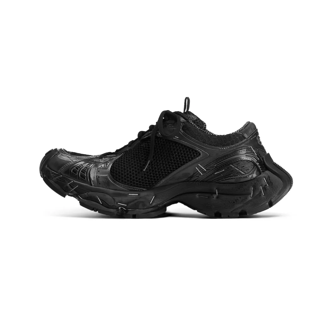 Men's Stapler Sneaker in Black