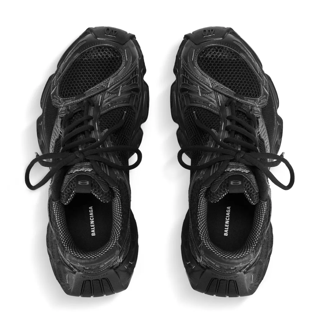 Men's Stapler Sneaker in Black