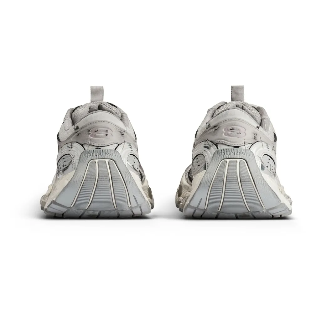 Men's Stapler Sneaker in Beige/grey