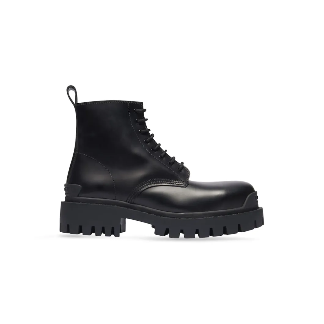 Men's Strike Lace-up Boot in Black