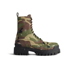 Men's Strike 20mm Boot Camo Print in Dark Green