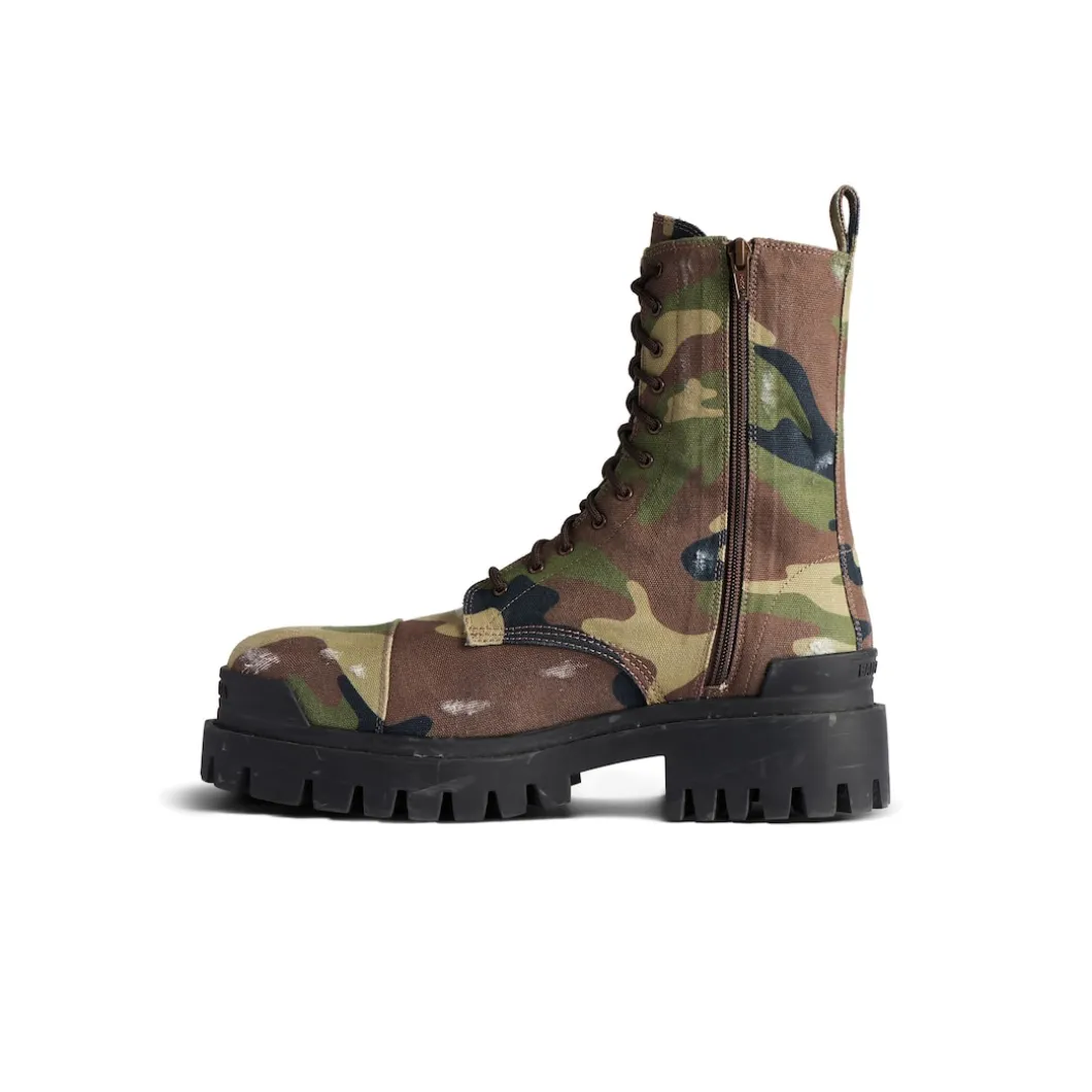 Men's Strike 20mm Boot Camo Print in Dark Green