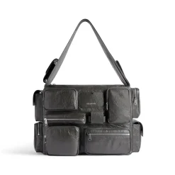 Men's Superbusy Large Sling Bag  in Dark Grey