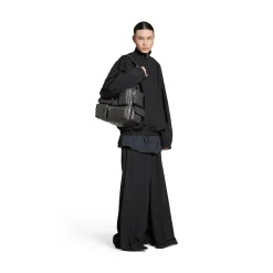 Men's Superbusy Large Sling Bag  in Dark Grey