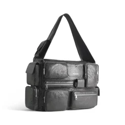Men's Superbusy Large Sling Bag  in Dark Grey