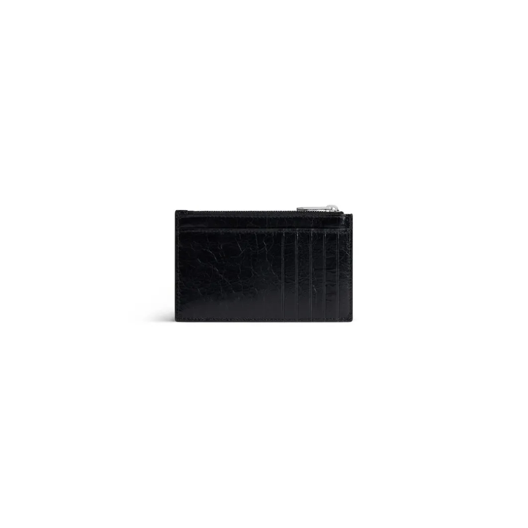 Men's Superbusy Long Coin And Card Holder in Black