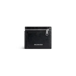 Men's Superbusy Square Folded Wallet  in Black