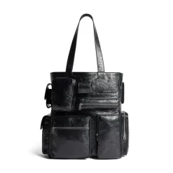 Men's Superbusy Tote Bag in Black