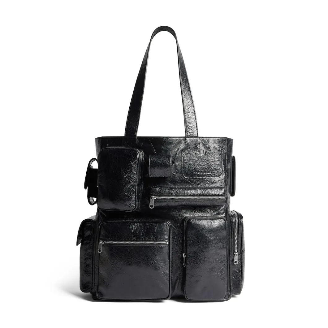 Men's Superbusy Tote Bag in Black