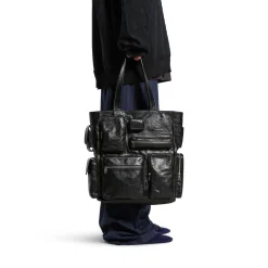 Men's Superbusy Tote Bag in Black