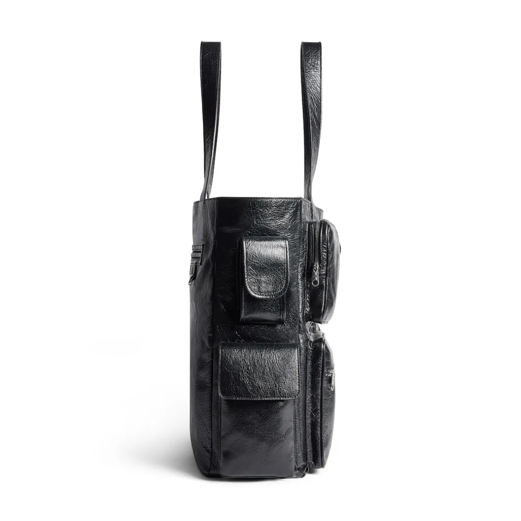 Men's Superbusy Tote Bag in Black