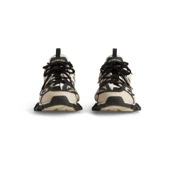 Men's Track Sneaker in Beige/black