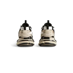 Men's Track Sneaker in Beige/black