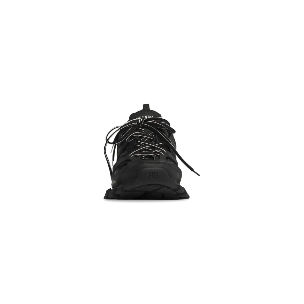 Men's Track Sneaker in Black