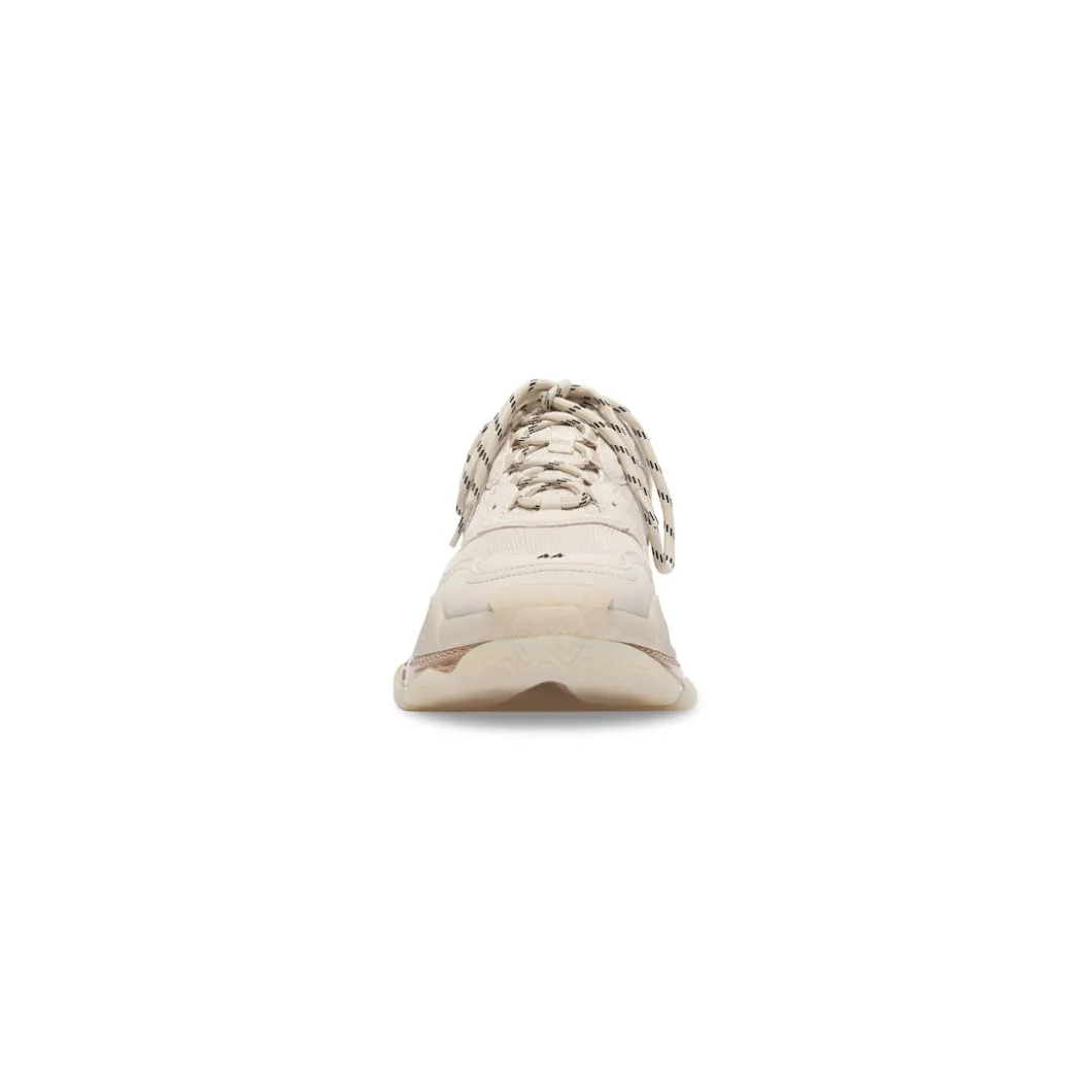 Men's Triple S Clear Sole Sneaker in White