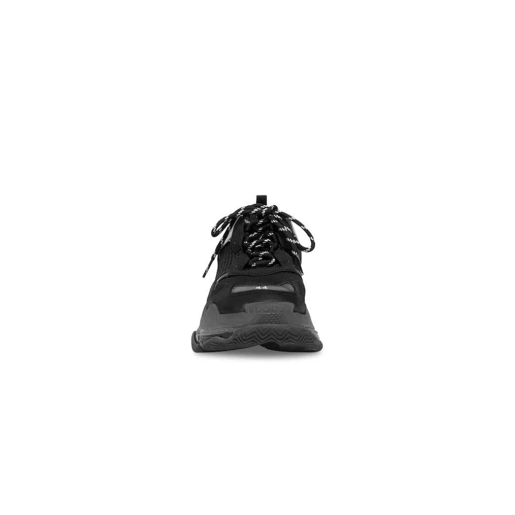Men's Triple S Clear Sole Sneaker in Black