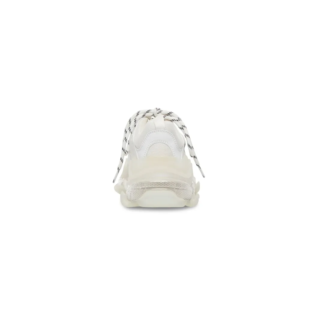Men's Triple S Clear Sole Sneaker in White