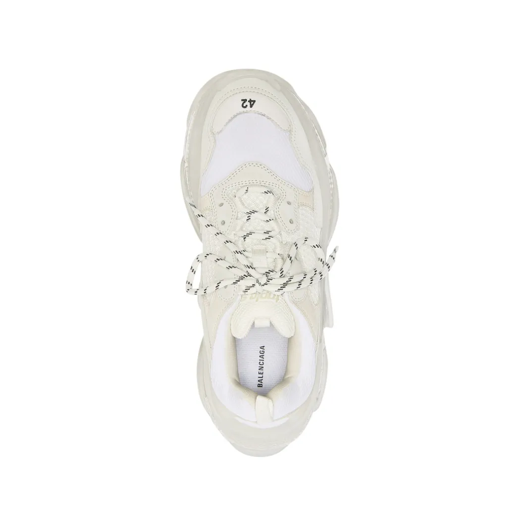 Men's Triple S Clear Sole Sneaker in White