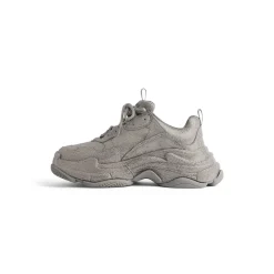 Men's Triple S Sneaker With Rhinestones in Dark Grey