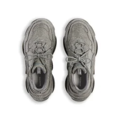 Men's Triple S Sneaker With Rhinestones in Dark Grey