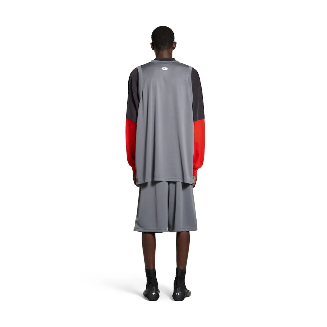 Men's Under Armour® Triple Layered T-shirt in Grey/black/red