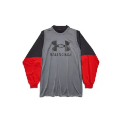Men's Under Armour® Triple Layered T-shirt in Grey/black/red