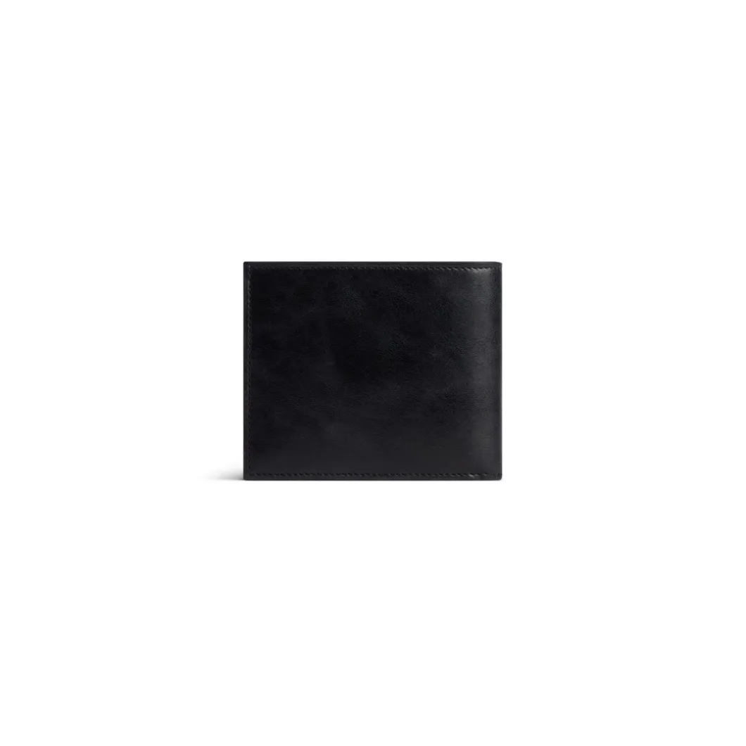 Men's Unity Square Folded Wallet in Black