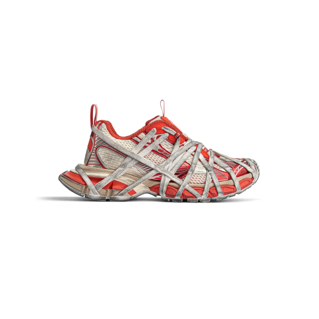 Men's 3xl Extreme Lace Sneaker in Orange/beige