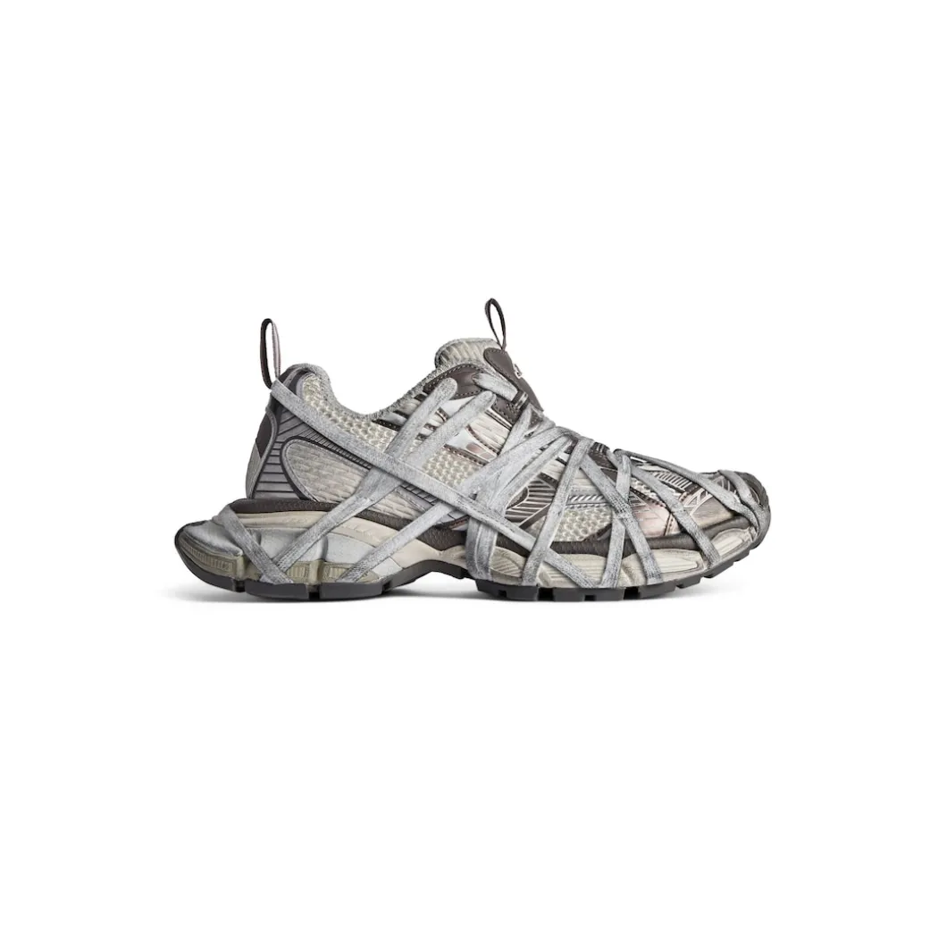 Men's 3xl Extreme Lace Sneaker in Brown/grey/beige