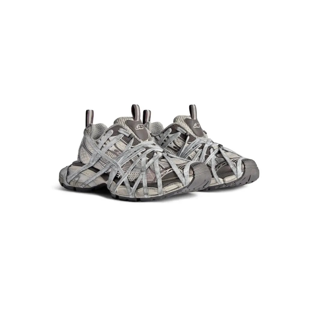 Men's 3xl Extreme Lace Sneaker in Brown/grey/beige