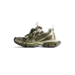 Men's 3xl Sneaker in Dark Green/light Beige