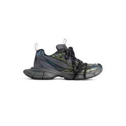 Men's 3xl Sneaker  in Dark Green/black/blue/green