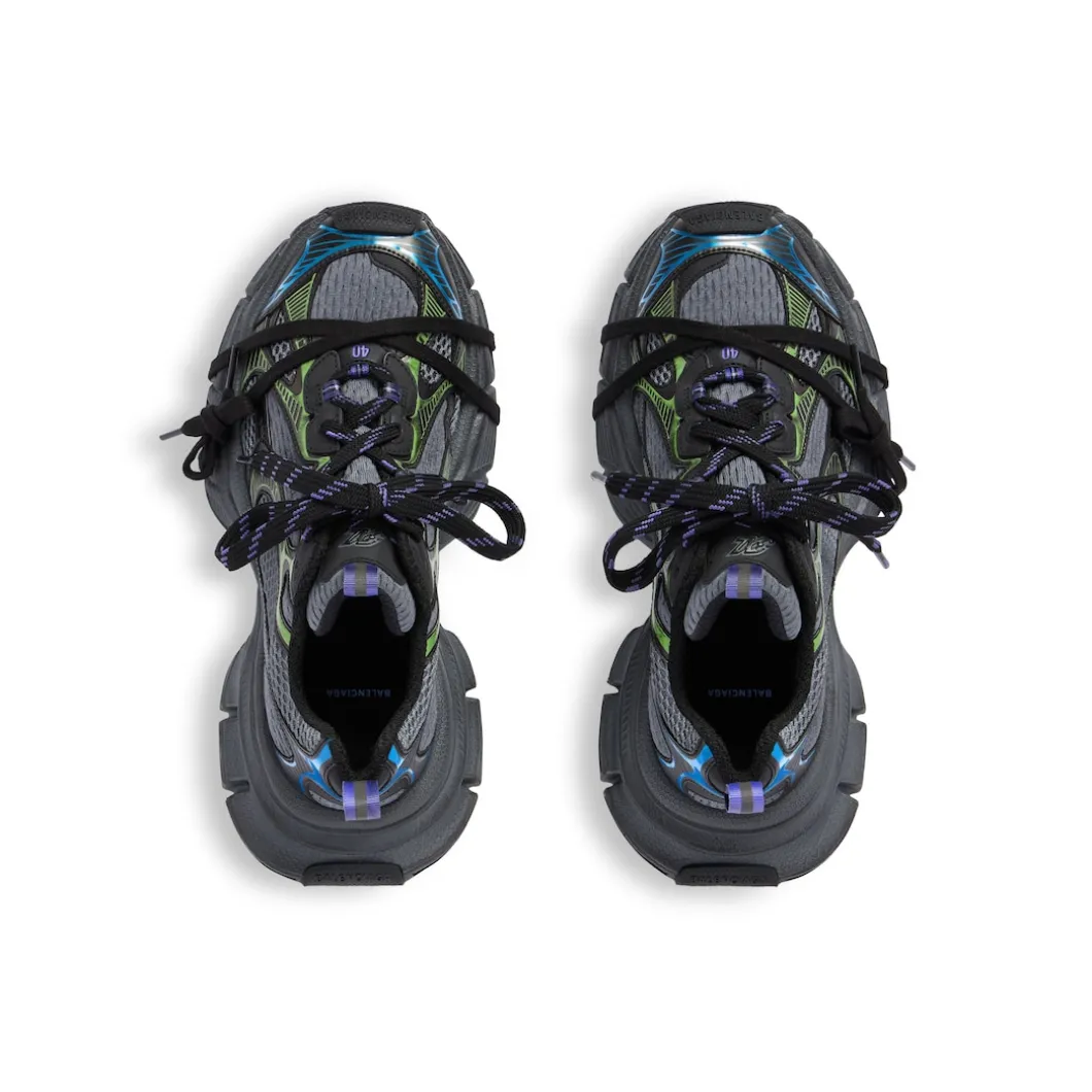 Men's 3xl Sneaker in Dark Green/black/blue/green