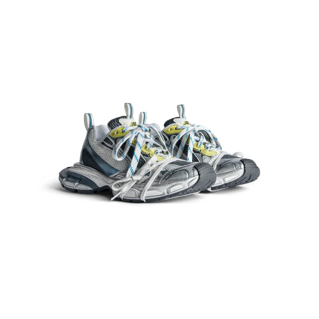 Men's 3xl Sneaker in White/blue/yellow