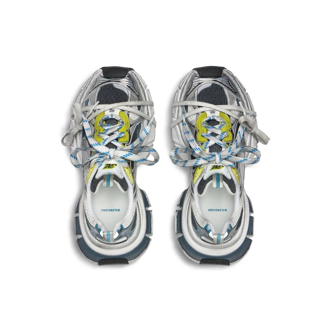 Men's 3xl Sneaker in White/blue/yellow