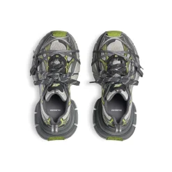 Men's 3xl Sneaker in White/grey/green/yellow