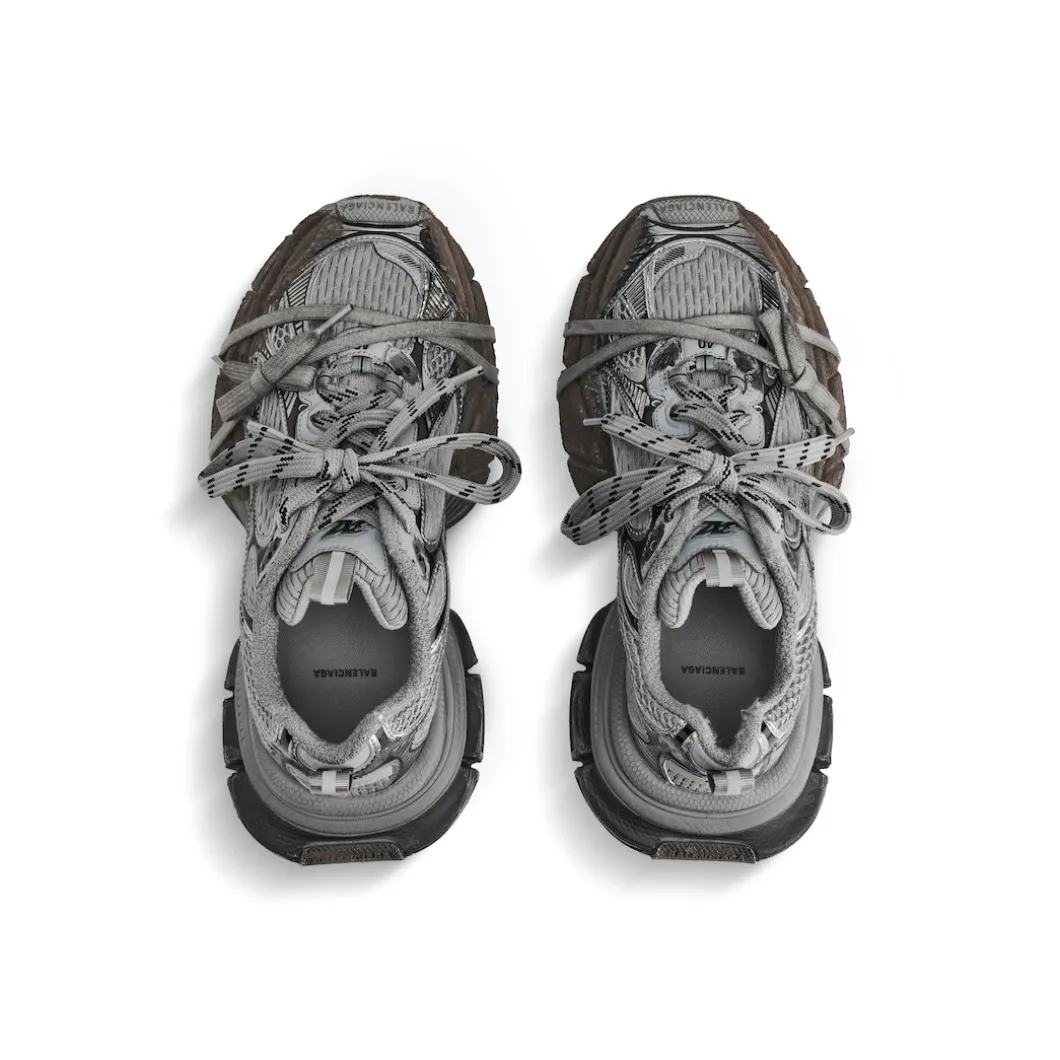 Men's 3xl Sneaker Worn-out in Grey