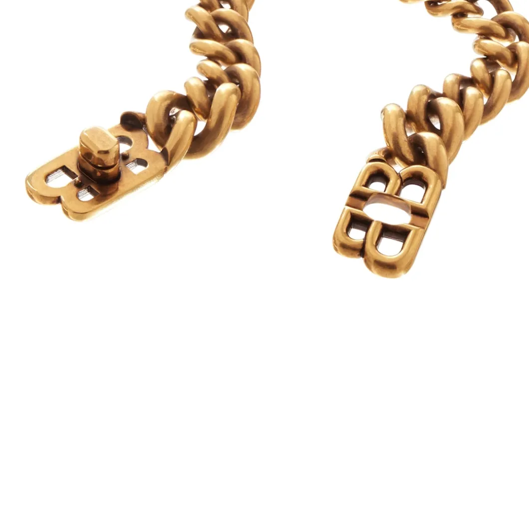 Monaco Chain Bracelet in Antique Gold