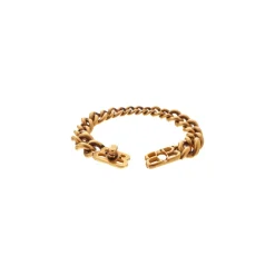 Monaco Chain Bracelet in Antique Gold